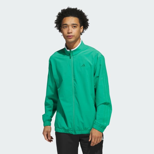 zelená Woven Track Top