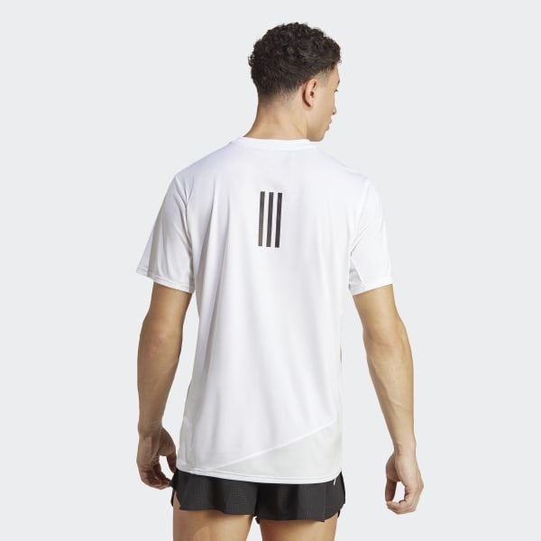 Branco T-shirt de Running Made to be Remade