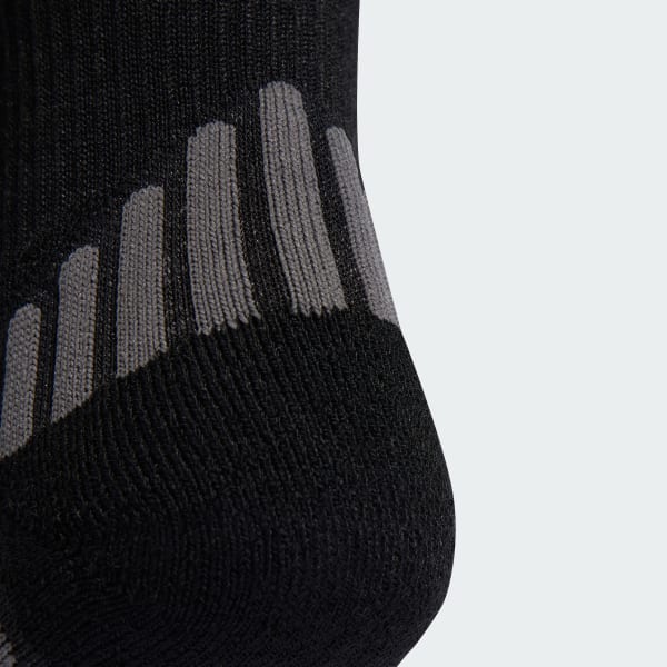Black Performance Training Quarter Socks