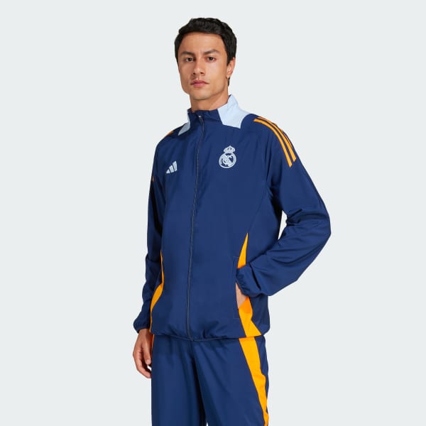 Niebieski Real Madrid Tiro 24 Competition Presentation Track Top