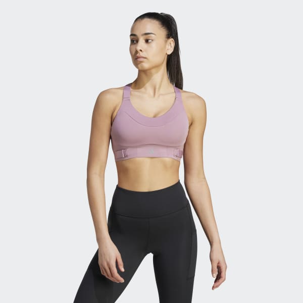 Adjustable Sports Bra -Max Support, Double Layer Wicking Microfiber  -Active1st 