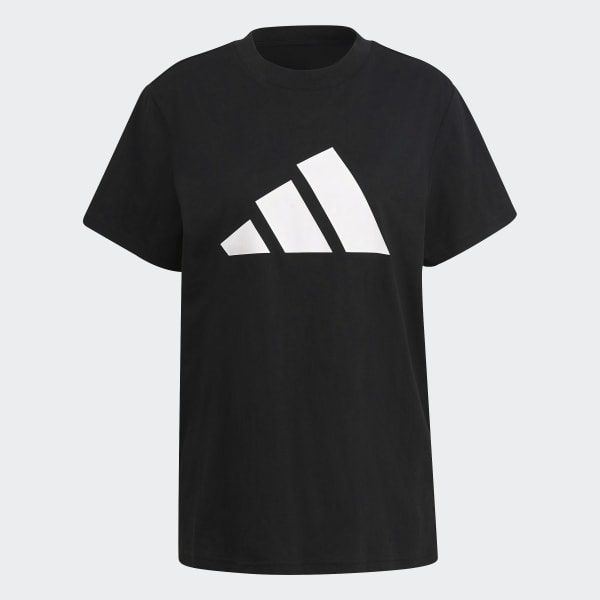 Black adidas Sportswear Future Icons Logo Graphic T-Shirt EKT22