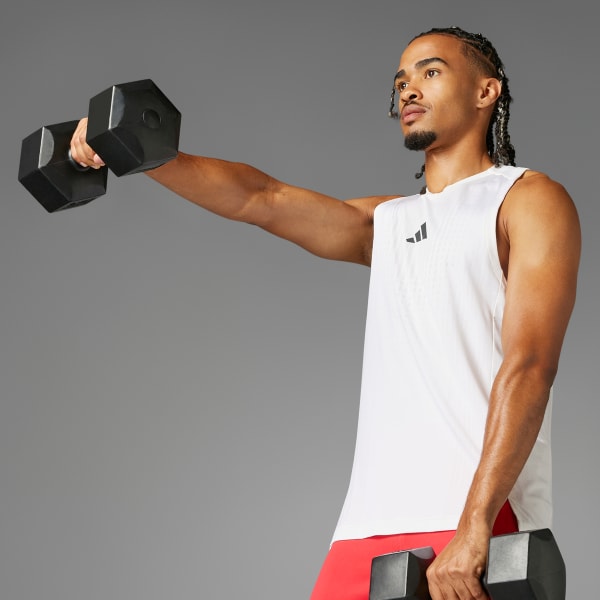 adidas Airchill Tank Top - White | adidas Türkiye