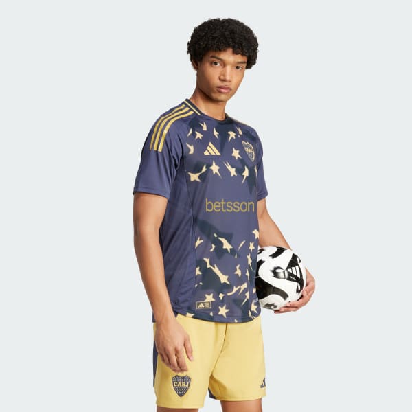 Azul Camiseta Tercer Uniforme Boca Juniors 25/26 (Versión Jugador)