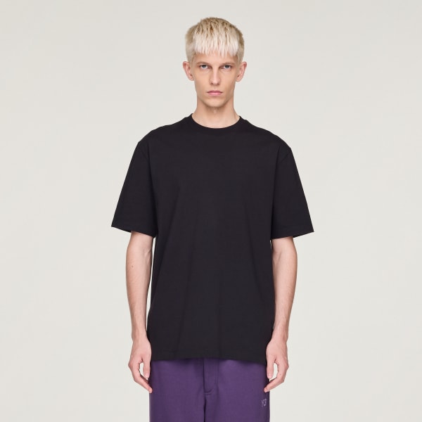 Black Y-3 Short Sleeve Tee