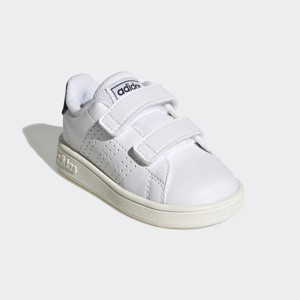 Λευκό Advantage Lifestyle Court Two Hook-and-Loop Shoes