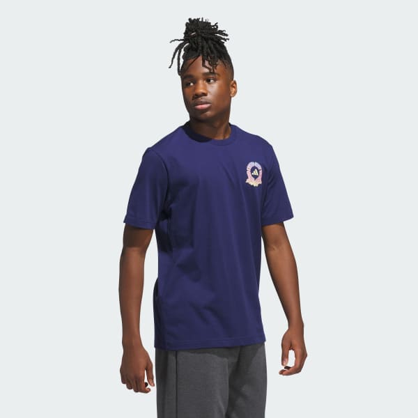 Blue 90s Nostalgia City Graphic Tee