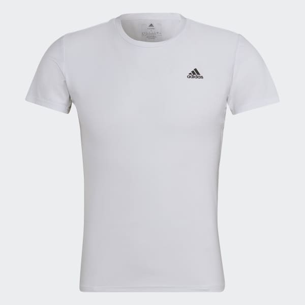 Branco Camiseta Corrida Adi Runner XR667