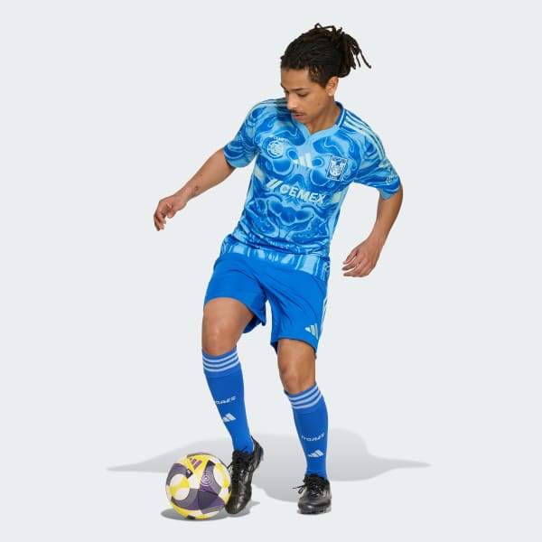 Azul Shorts Visitantes Tigres UANL 25/26