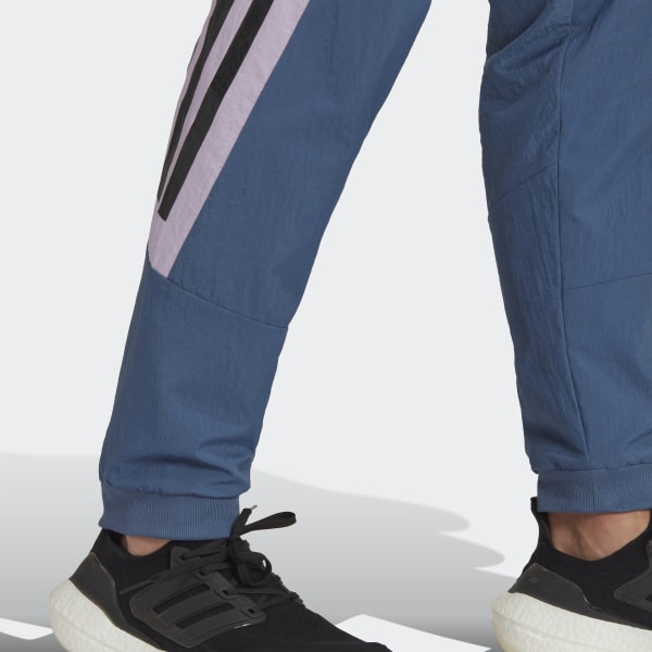 Niebieski Future Icons 3-Stripes Woven Pants L9866