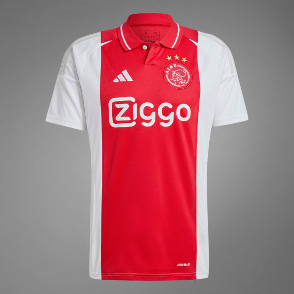 adidas Ajax Amsterdam 24/25 Home Jersey - White | Free
