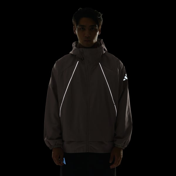 Brown 엑스플로릭 윈드브레이커 트렌지션 재킷