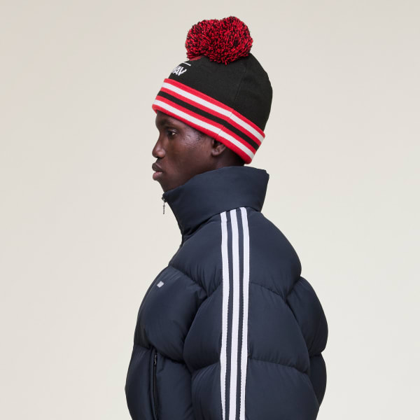 Black adidas Originals by AVAVAV Souvenir Pom-Pom Beanie