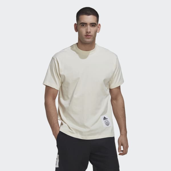 Beige Big Badge of Sport T-Shirt – Genderneutral