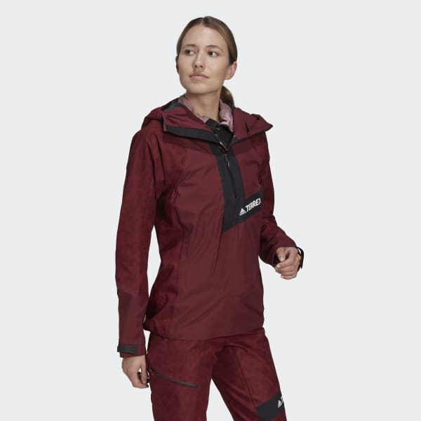 Purpurová Větrovka Terrex Techrock Primeknit RAIN.RDY