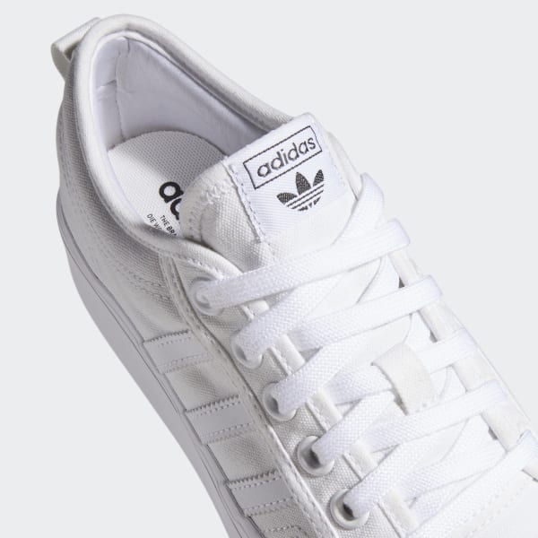 adidas Nizza Platform Shoes White adidas Thailand