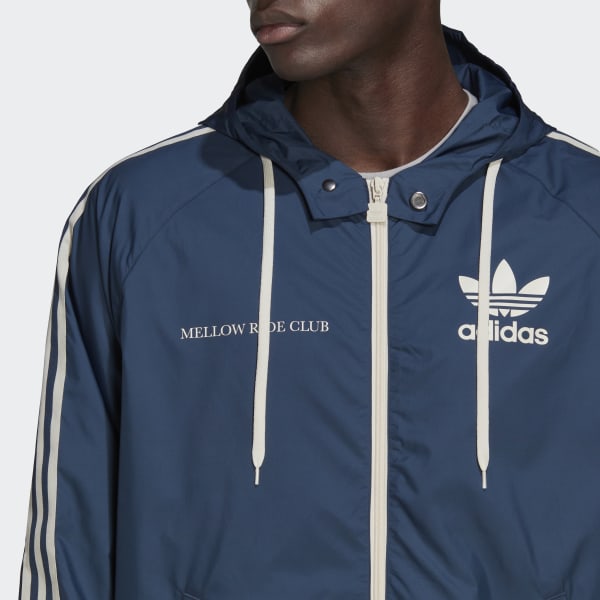 Blue Graphics Mellow Ride Club Windbreaker LA951
