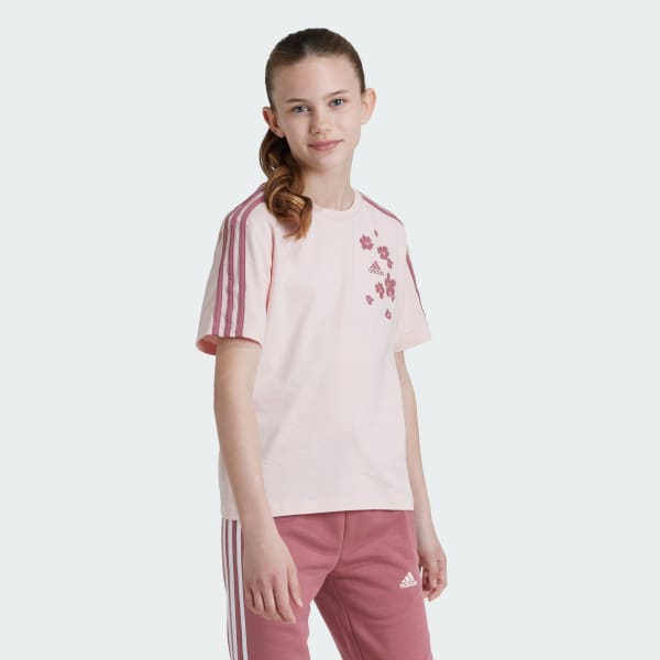 Pink Essentials Printed Tee Kids