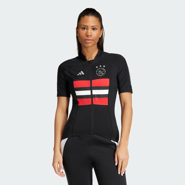 Zwart Ajax Amsterdam Wielrenshirt