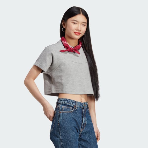Siva Top Lounge Terry Loop Crop