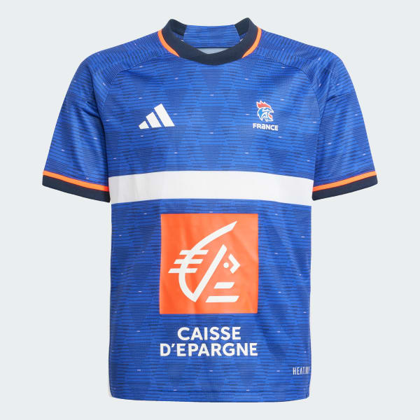 Azul Camiseta Team France Handball (Adolescentes)
