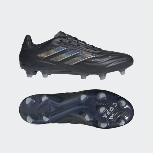 Adidas black leather boots online