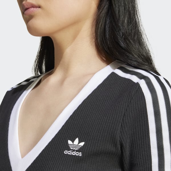 adidas Vネックセーター レッド/ネイビー フリーサイズ Vネックセーター ネイビー 編み襟模様 無地カラー スクール