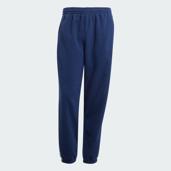 Blue Adicolor 3-Stripes Fleece Sweat Tracksuit Bottoms
