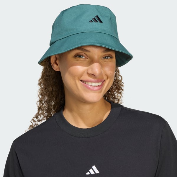 Verde Gorro Pescador adidas Sportswear 3 Tiras Leopard Graphic