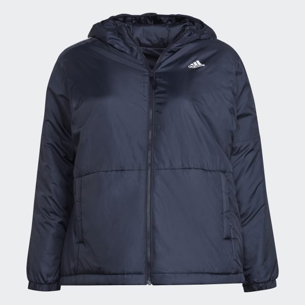 Blue Essentials Insulated Hooded Jacket (Plus Size) AV244