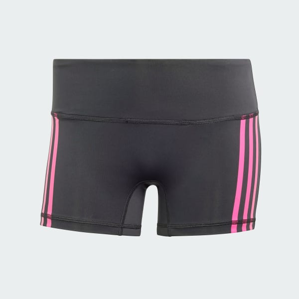 Svart 3-Stripes Short Tights