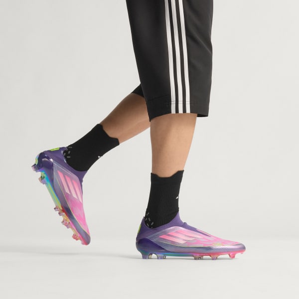 Lilla F50 Elite Lamine Yamal Laceless Firm Ground støvler