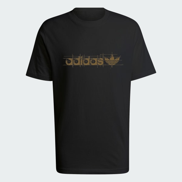 สีดำ เสื้อยืดทรงหลวม SUPERSTAR GFX