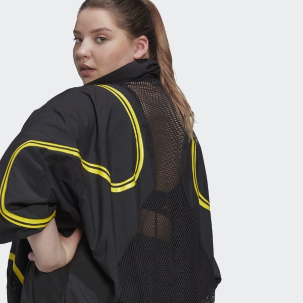 Preto Casaco TruePace adidas by Stella McCartney (Plus Size)