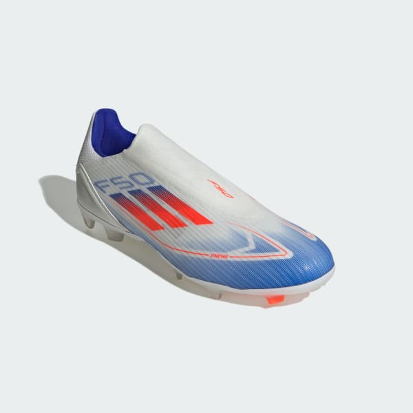 adidas F50 League Laceless Firm Multi Ground Boots White adidas Thailand