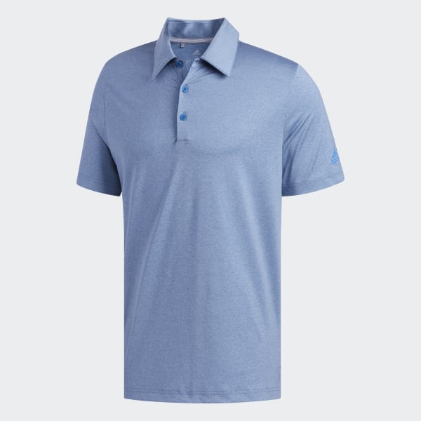 adidas Ultimate365 Heather Polo Shirt - Blue | adidas US