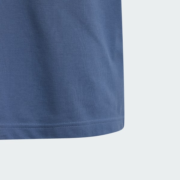 Niebieski Future Icons Logo Piqué Tee