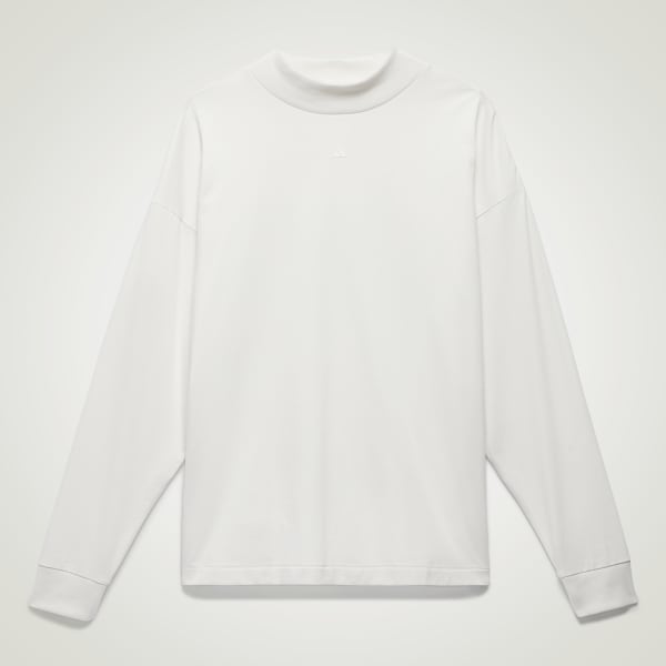blanc T-shirt de basketball à manches longues (Non genré)
