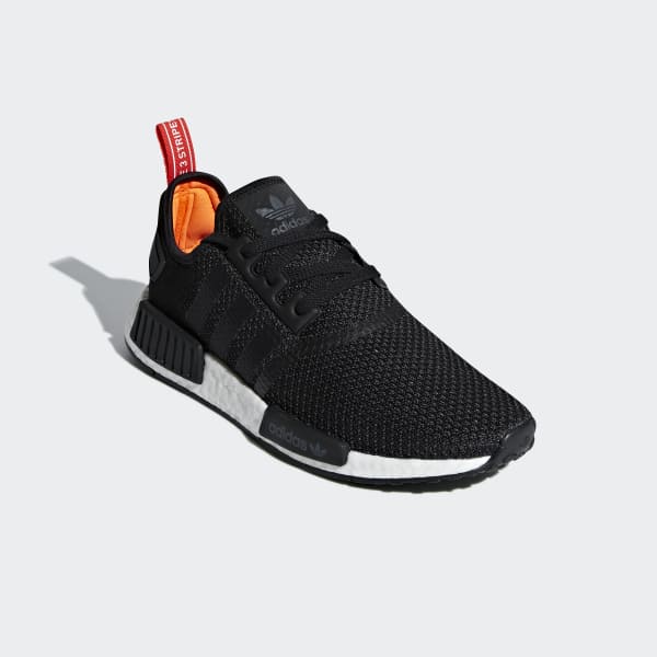 black and orange nmds