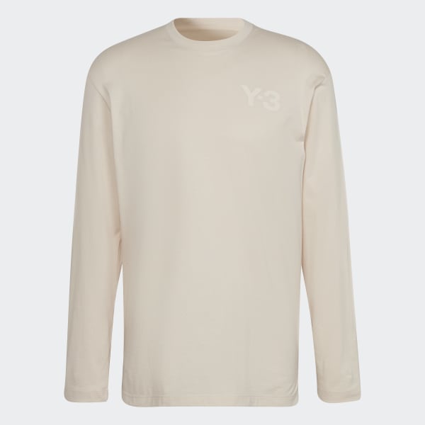Beige Y-3 Classic Chest Logo T-shirt HBO65