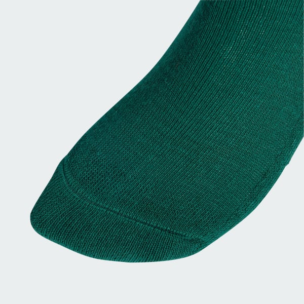 Green Linear Crew Cushioned Socks 3 Pairs