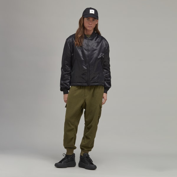 Verde Classic Wool Flannel Cargo Pants DI301