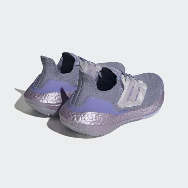 Grey off white trace purple ultra boost top