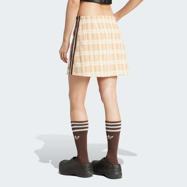 Be Chân Váy Tartan Corduroy