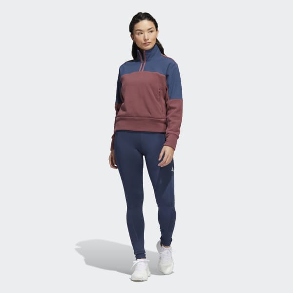 Purpurová Bunda 1/4-Zip Fleece VW474