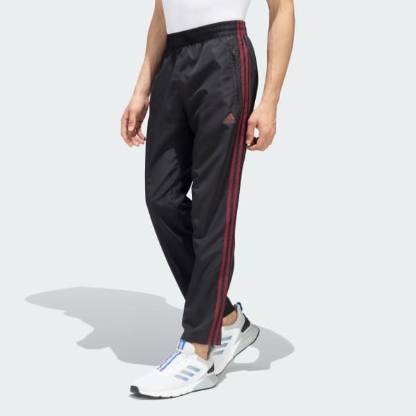 Black CUT PILE PANTS