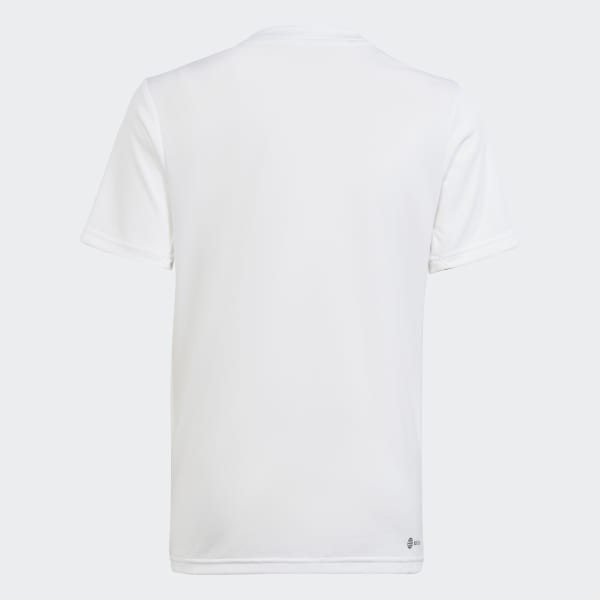 Blanco Polera Train Essentials AEROREADY Logo Ajuste Clásico