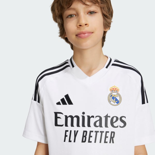 adidas Maillot Domicile Real Madrid 24/25 Enfants Blanc adidas