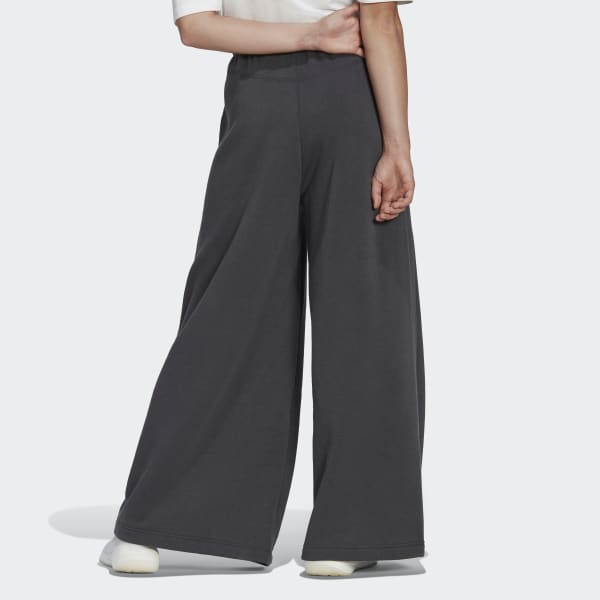 sedá Kalhoty Studio Lounge Wide Leg Fleece KO467