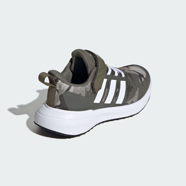 adidas FortaRun 2.0 Cloudfoam Elastic Lace Top Strap Shoes - Green | Kids'  Lifestyle | adidas US
